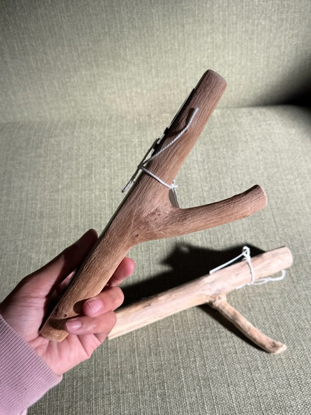 2for1 • NWT •• Terrain • Teak wood wall hooks